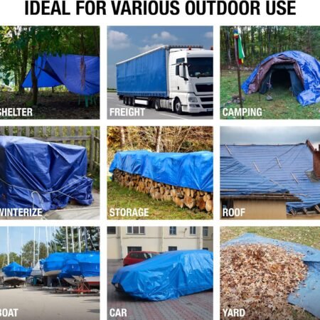 Both Side Blue Tarpaulin