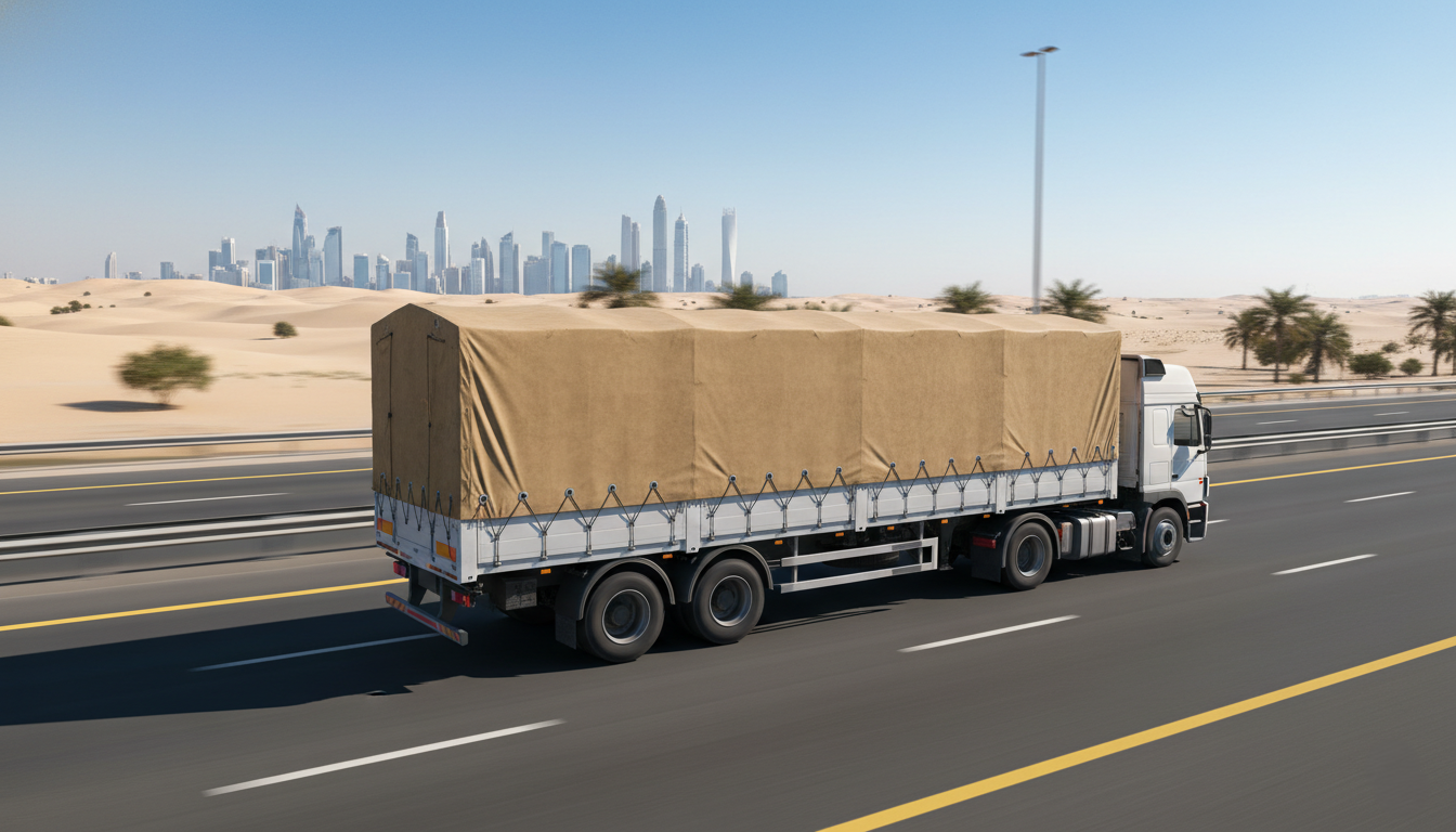 Uses of Canvas Tarpaulin in UAE Transportation and Cargo Covering