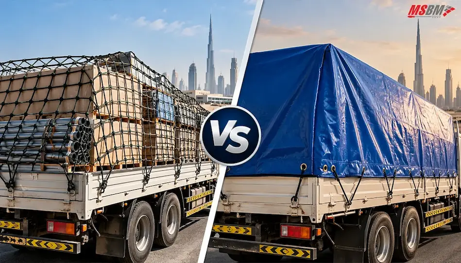 Cargo Net vs Tarpaulin for Truck Loads